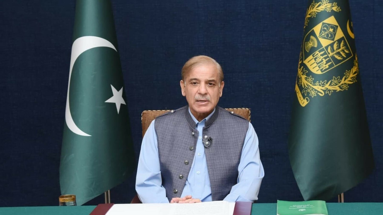 PM Shehbaz Sharif Address to nation. This was his first.