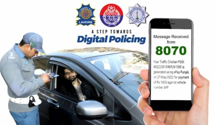 Digital challan system launched in Lahore