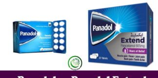 Comparison between Panadol Tablet & Panadol Extend - With Price in Pakistan