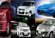 Top Five Affordable Cheapest Cars in Pakistan with Prices