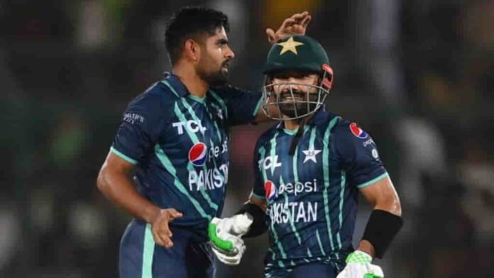 abar Azam and Mohammad Rizwan dropped