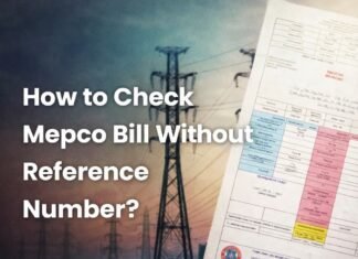 How to Check Your MEPCO Bill Without a Reference Number (Complete Guide) How to check Mepco BILL without reference number online