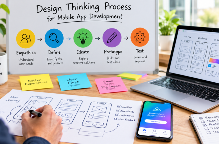 Design Thinking Process for Mobile App Development
