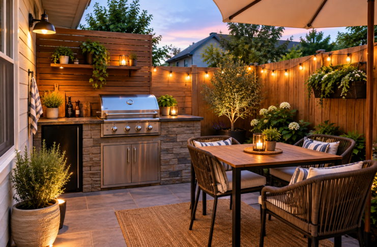 Small Outdoor BBQ Area Ideas
