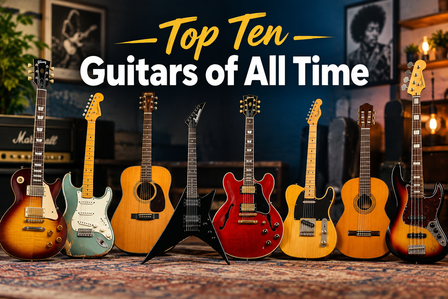 Top Ten Guitars of All Time Top Ten Guitars of All Time
